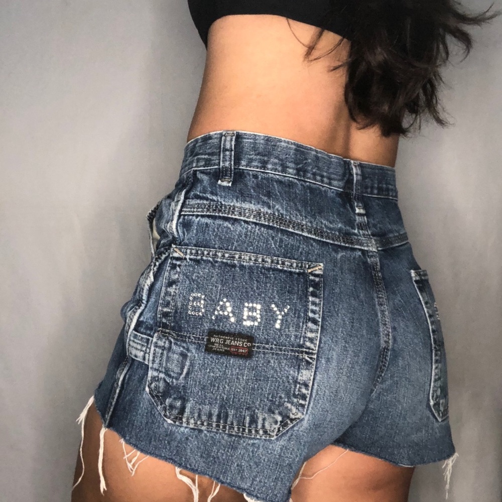 Vtg Denim Cargo Cutoffs